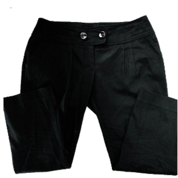 🇮🇹 RED VALENTINO black capri pants size 6 - Picture 1 of 9